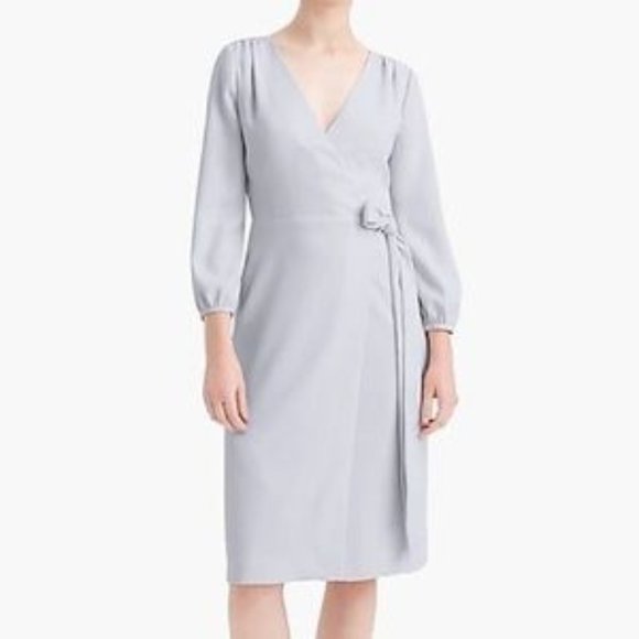 J Crew 365 Crepe Wrap Dress 